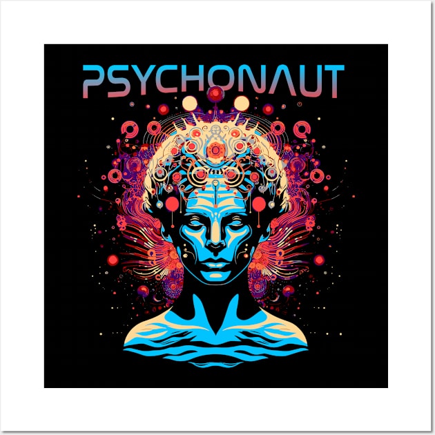 Psychonaut - Mind Journey Wall Art by Vector Deluxe